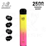 Arabisk AR Plus 2500 Puffs 50mg - Banana Berry